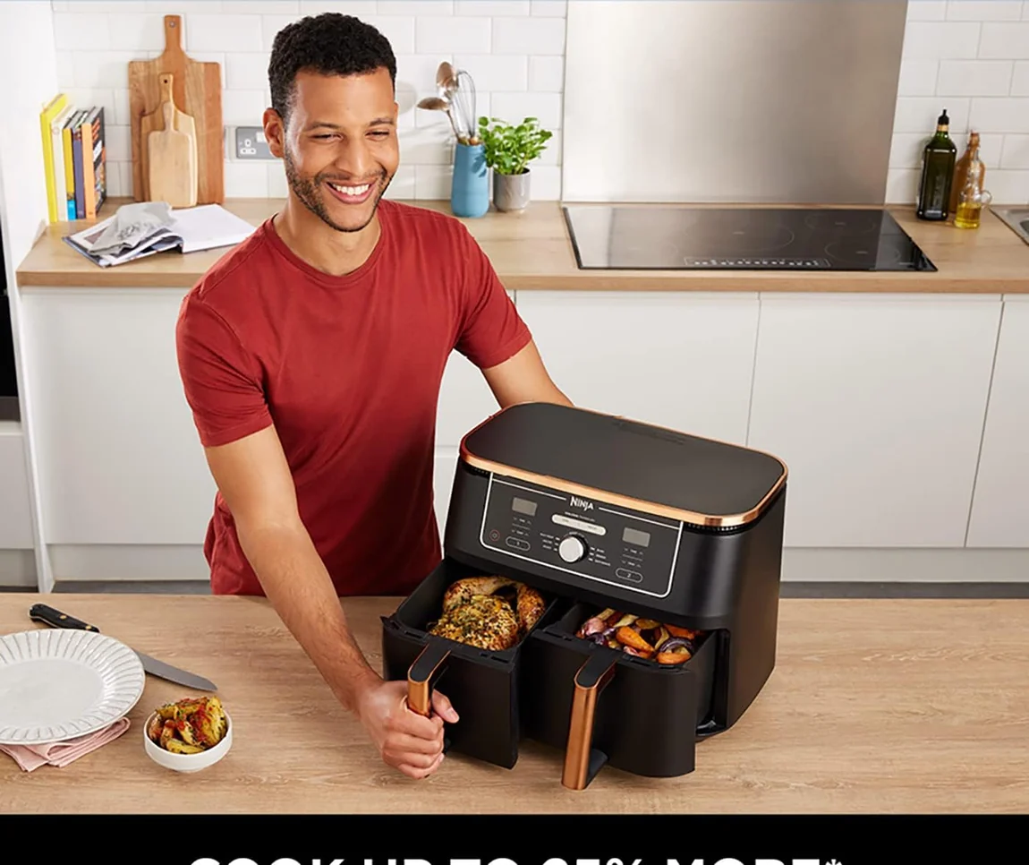 Cook up to 25% more with 9.5L capacity